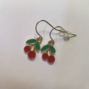 2/$15 Drop Cherry Earrings